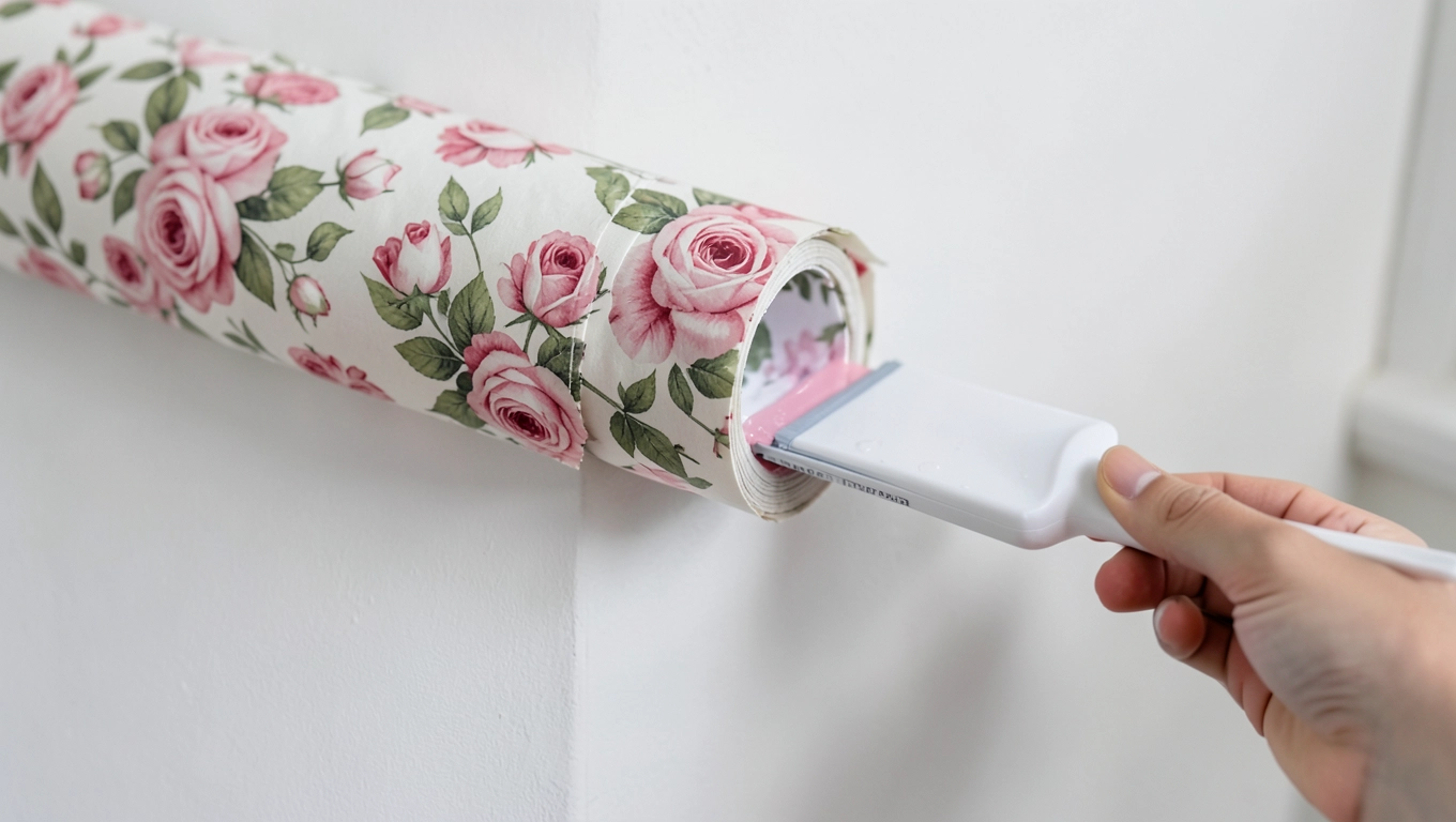 Montaż romantycznej fototapety krok po kroku