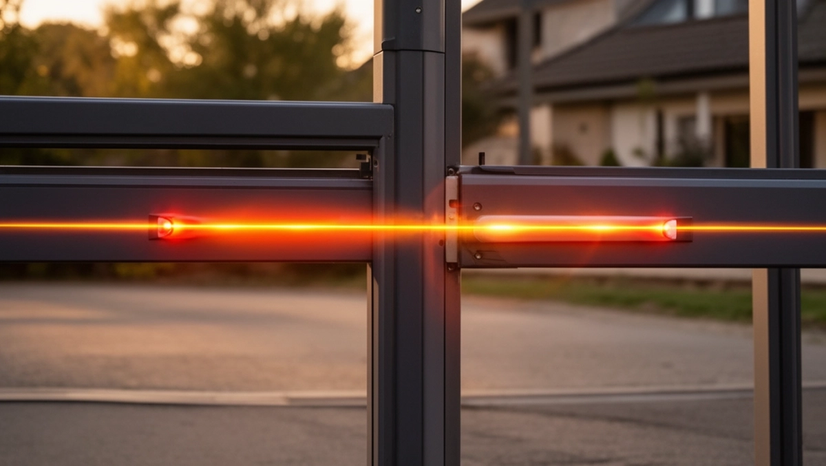 na jakiej wysokości fotokomórki w bramie