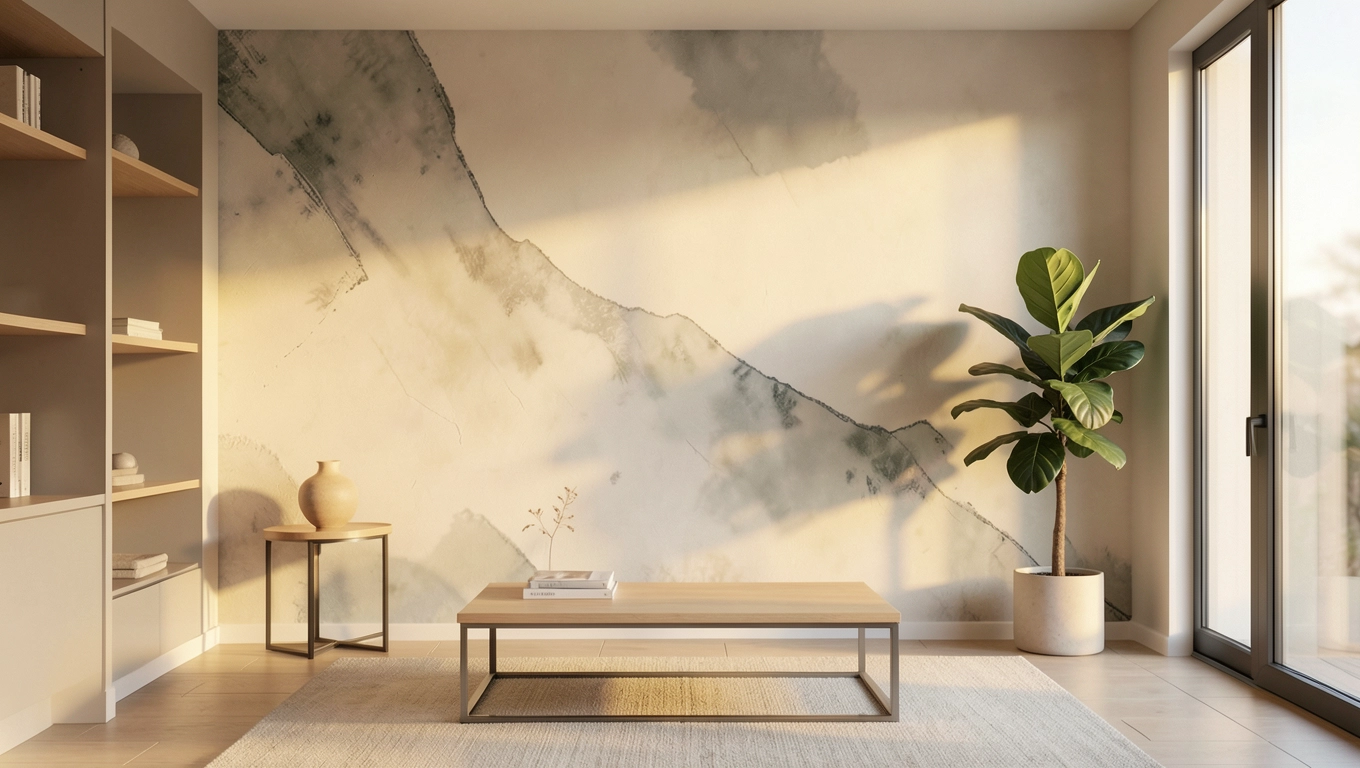 Najnowsze trendy fototapet ściennych do salonu 2026