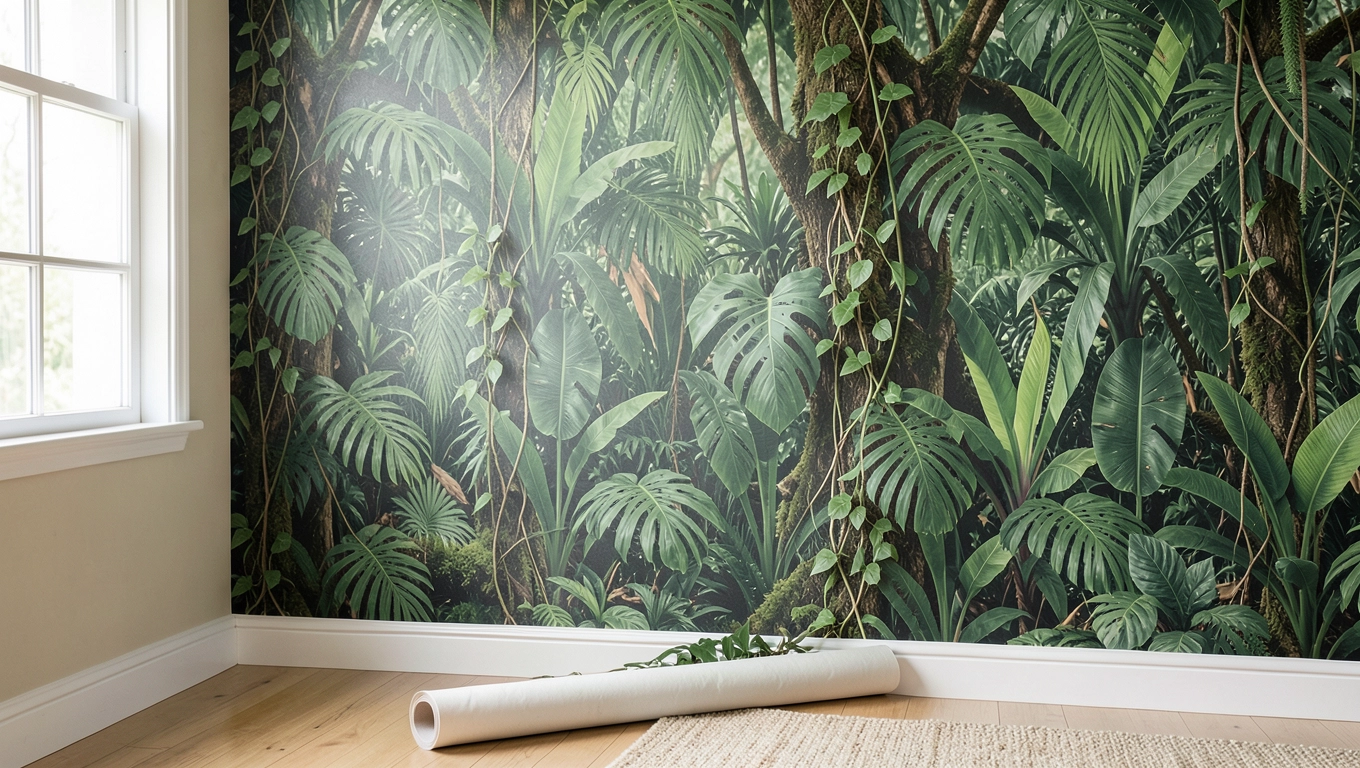 Naklejkowe fototapety jako szybka metamorfoza