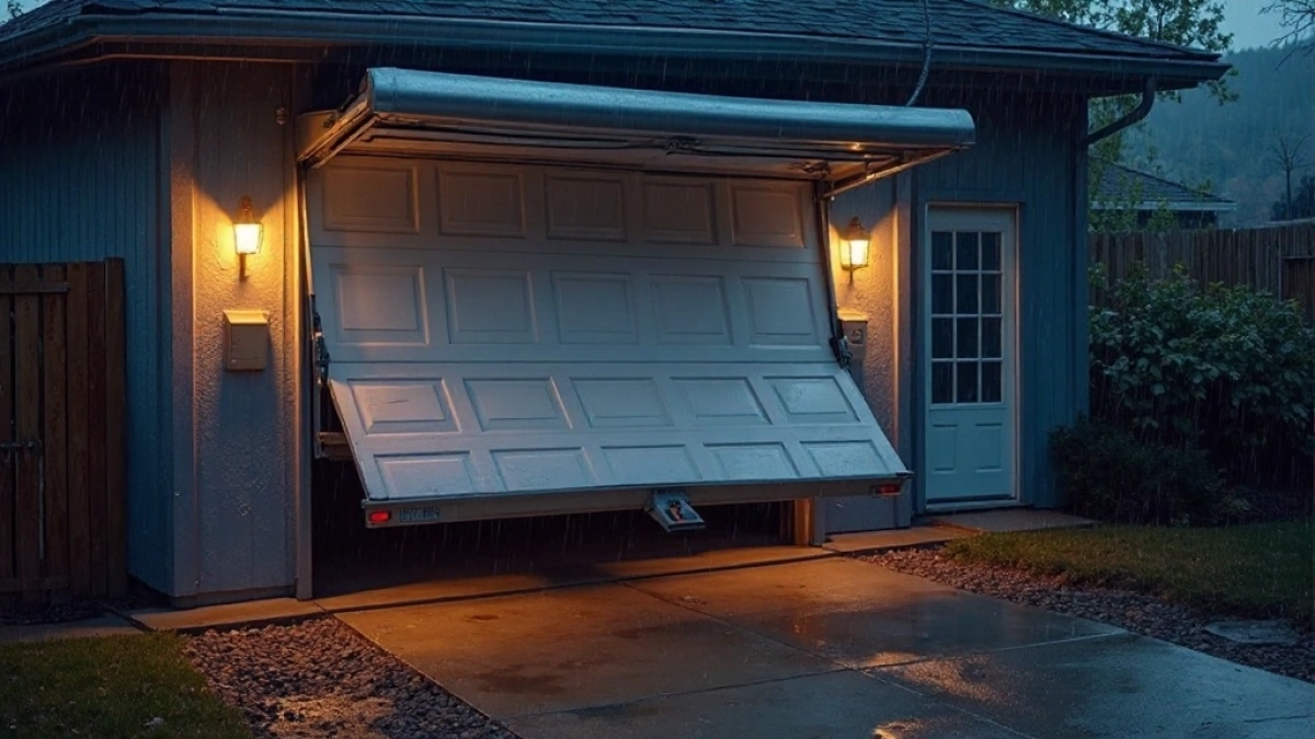 napęd bramy uchylnej