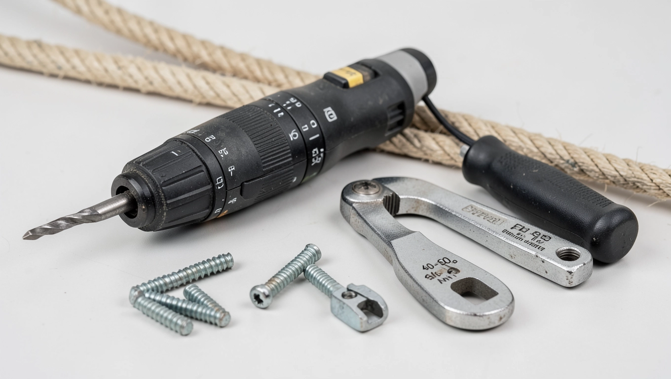 Narzędzia do poręczy z liny