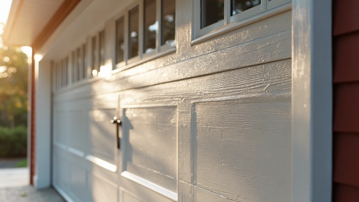 Nowa okleina na bramę garażową