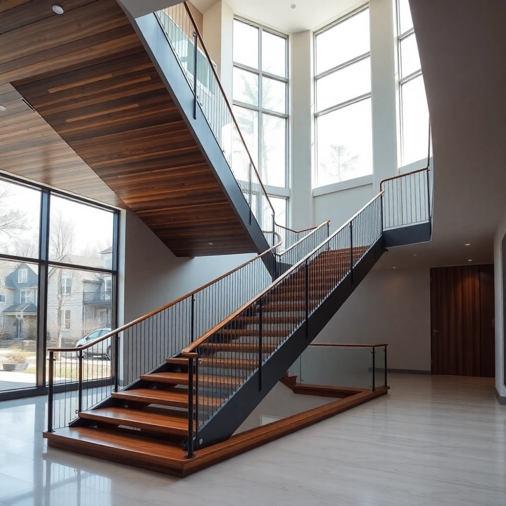 Nowoczesna Klatka Schodowa W Bloku