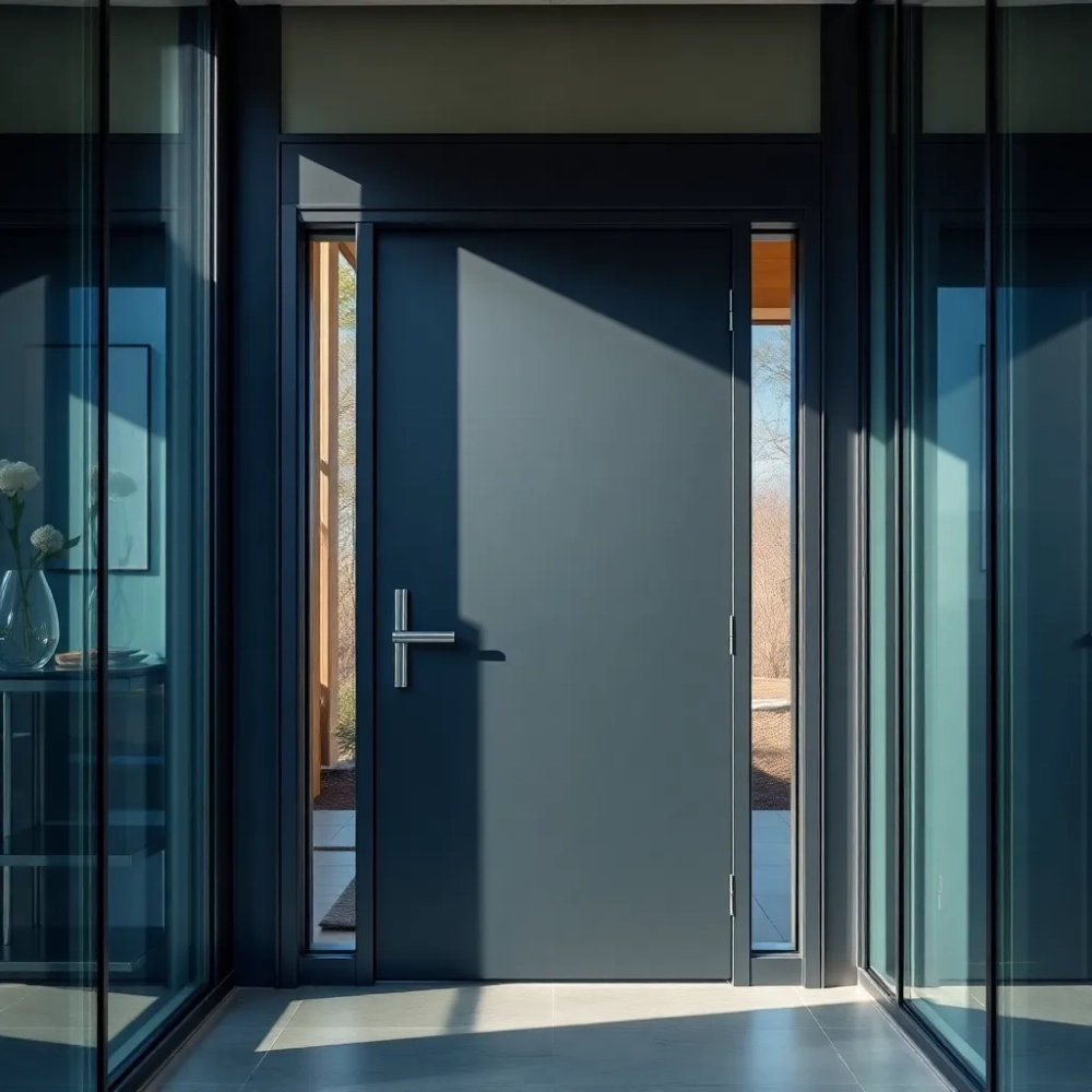 Nowoczesne drzwi do wiatrołapu