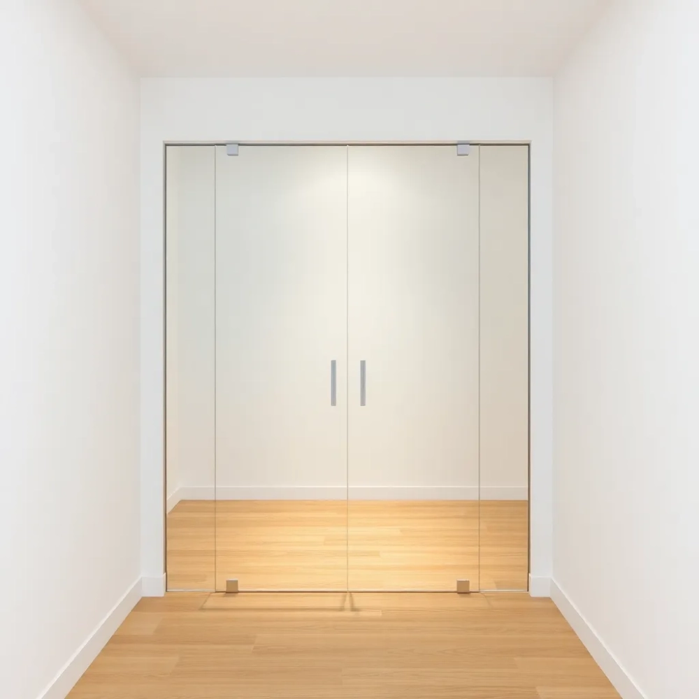 Nowoczesne drzwi szklane do pokoju