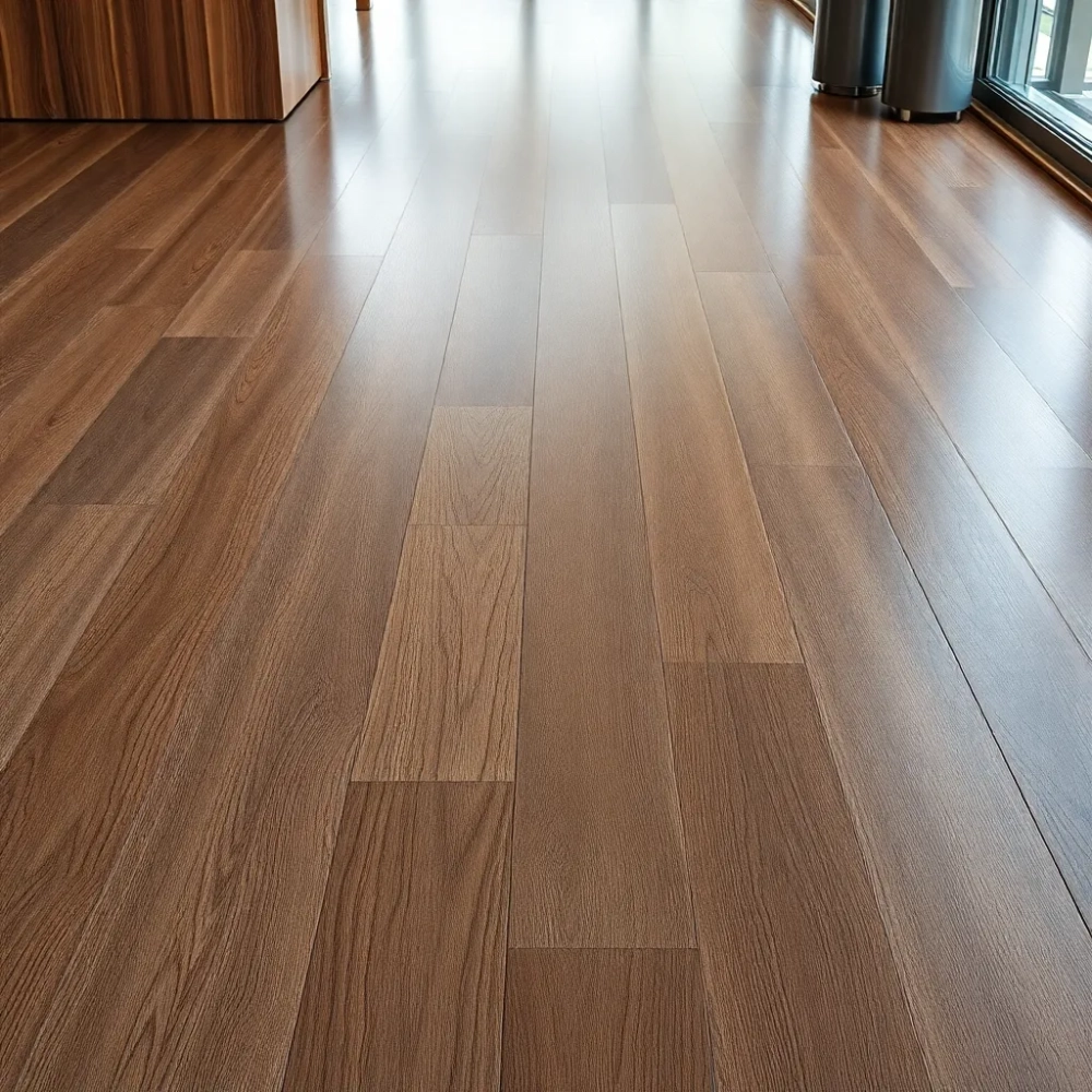 Nowoczesne panele podłogowe z połyskiem