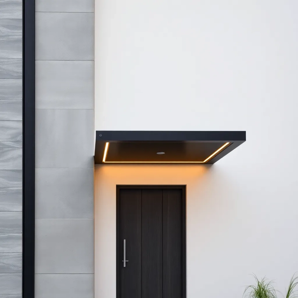 Nowoczesne zadaszenia drzwi wejściowych