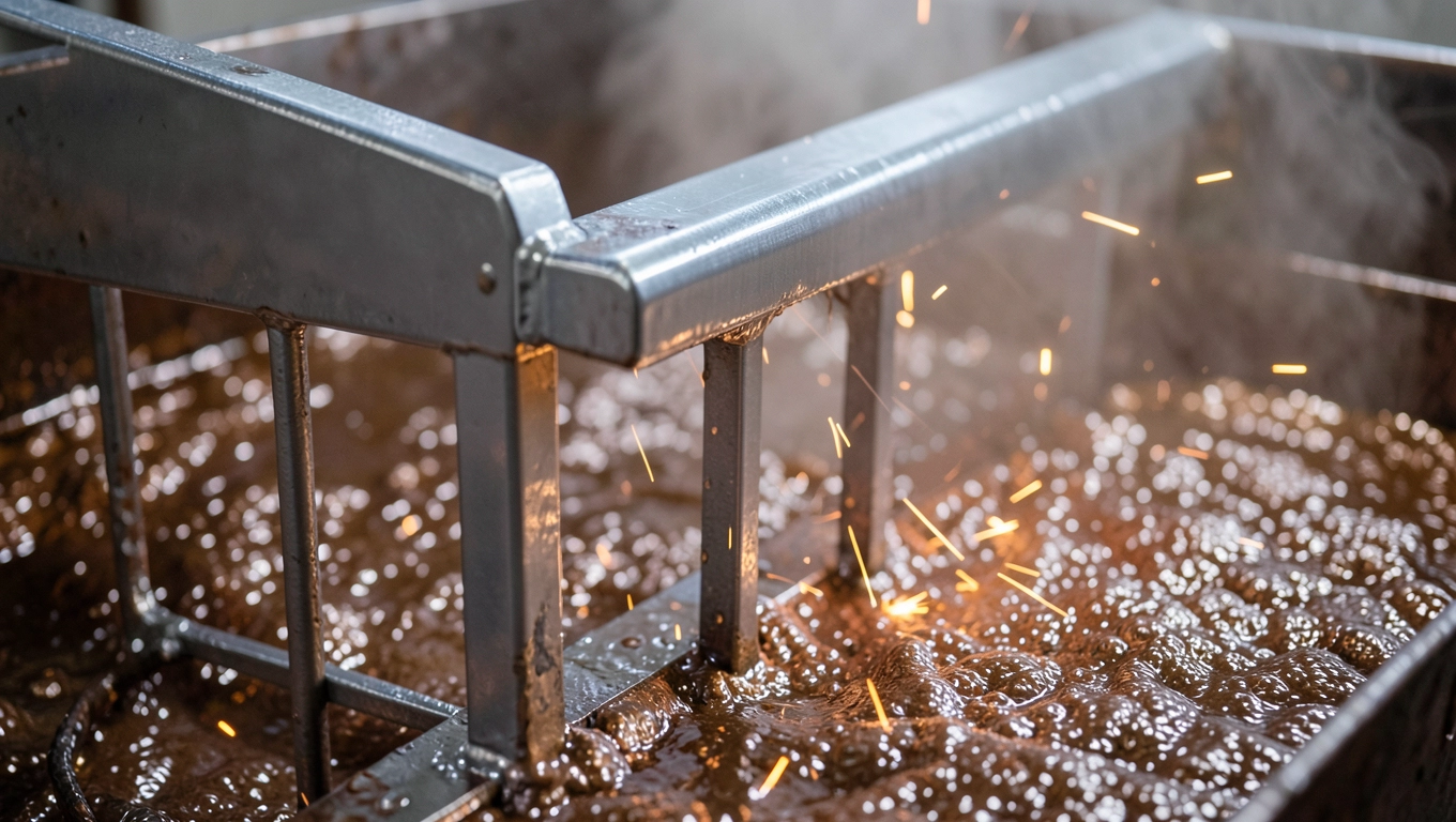 Ocynkowanie balustrady pełnej zewnętrznej