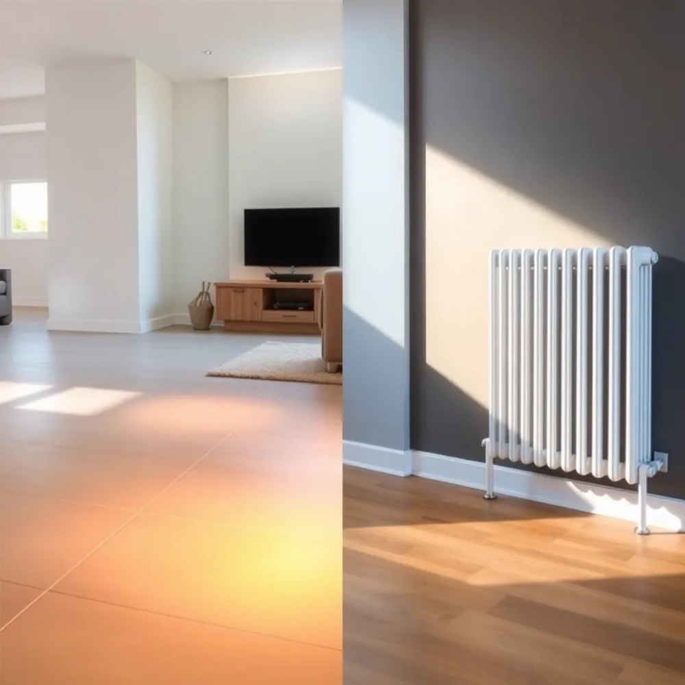 ogrzewanie podłogowe czy grzejniki