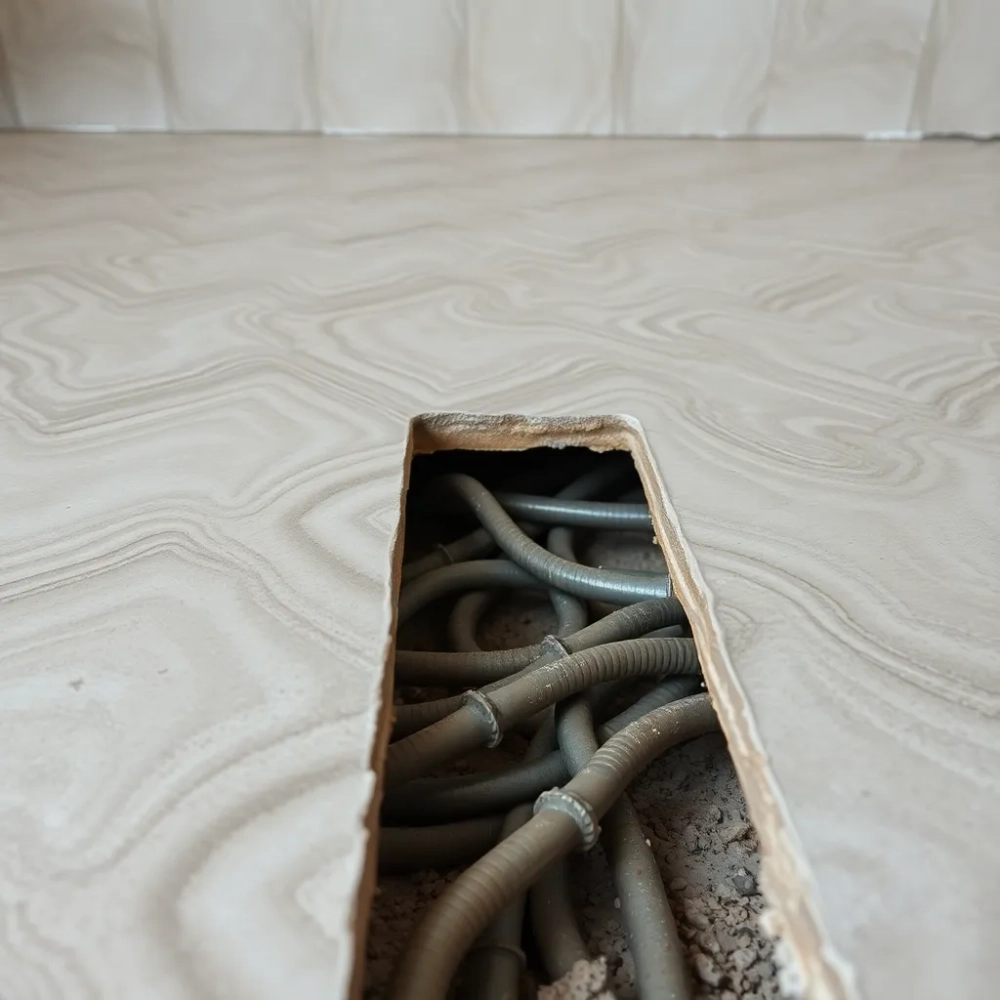 Ogrzewanie podłogowe z centralnego ogrzewania w bloku