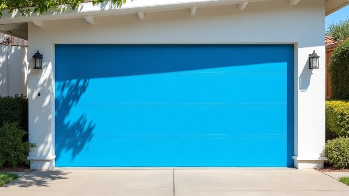 Oklejanie bram garażowych