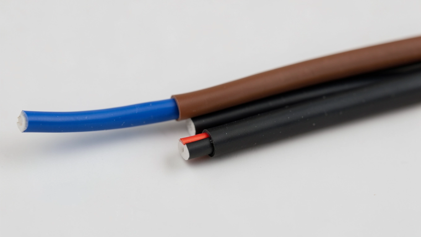 Oznaczenia kolorystyczne przewodów COM L1 L2