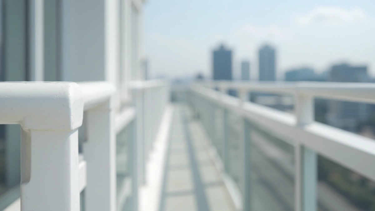 Plastikowe balustrady na balkon