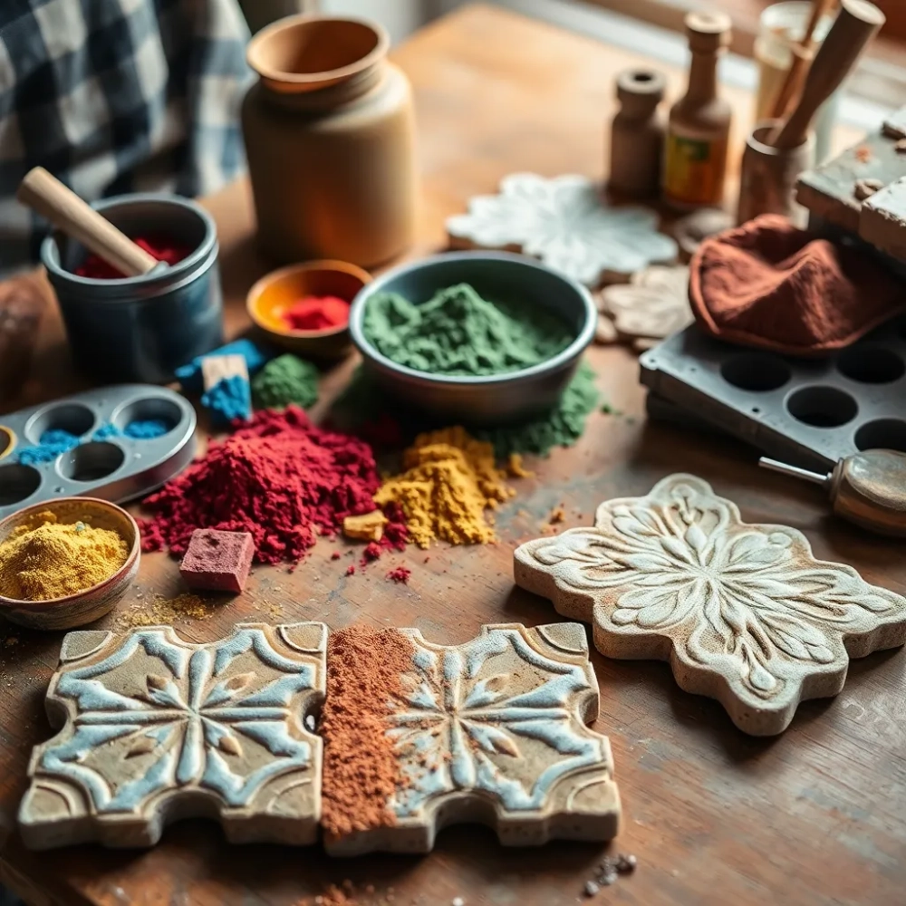 Płytki cementowe  jak zrobić