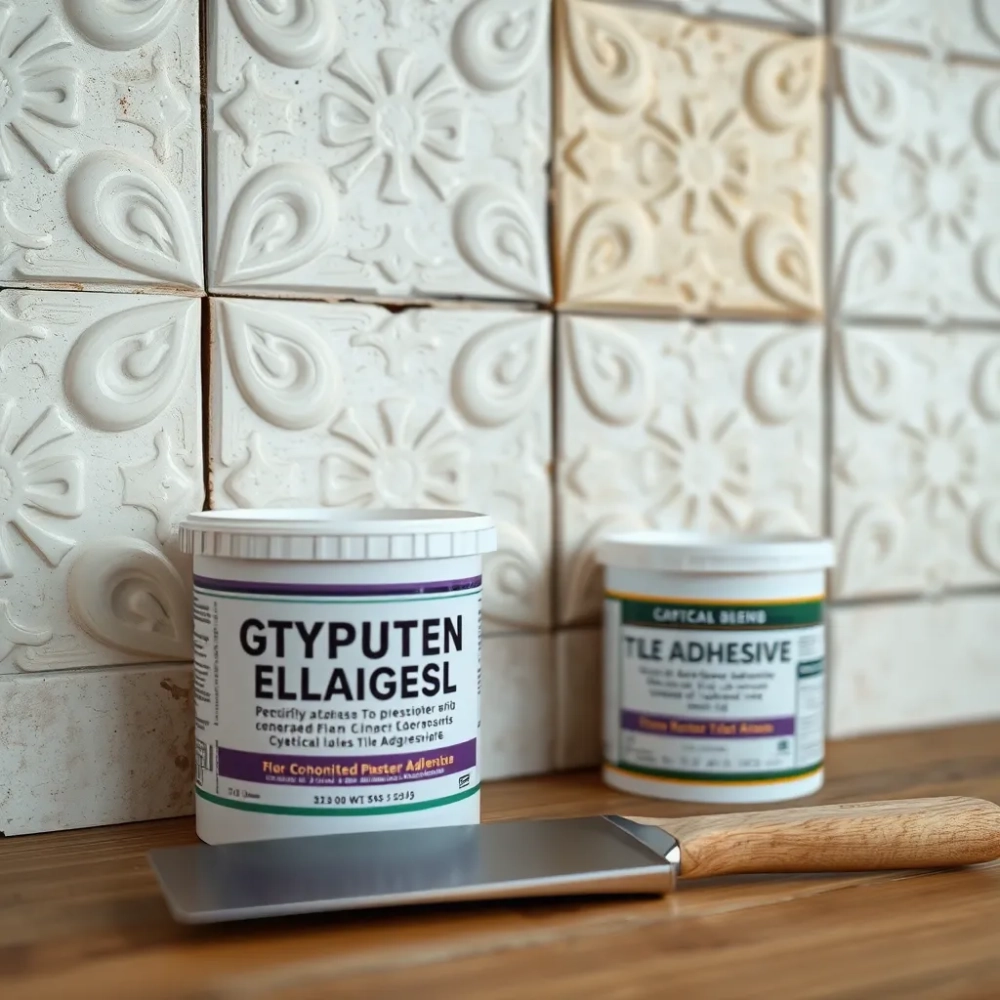 Płytki gipsowe czym kleić