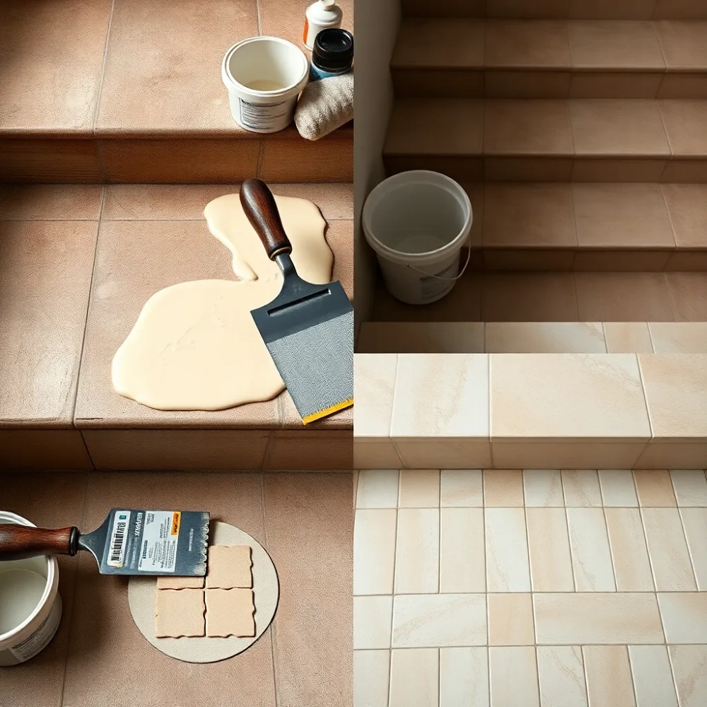 Płytki na schodach jak układać