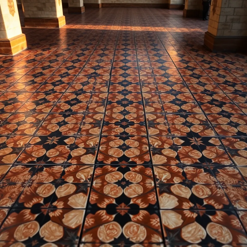 Płytki podłogowe stare wzory