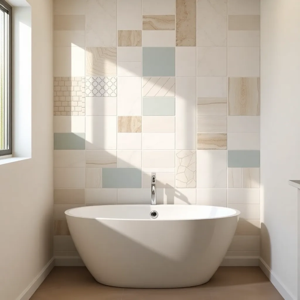 Płytki samoprzylepne na ścianę do łazienki