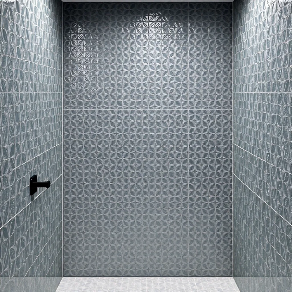 Płytki szklane do łazienki 3D