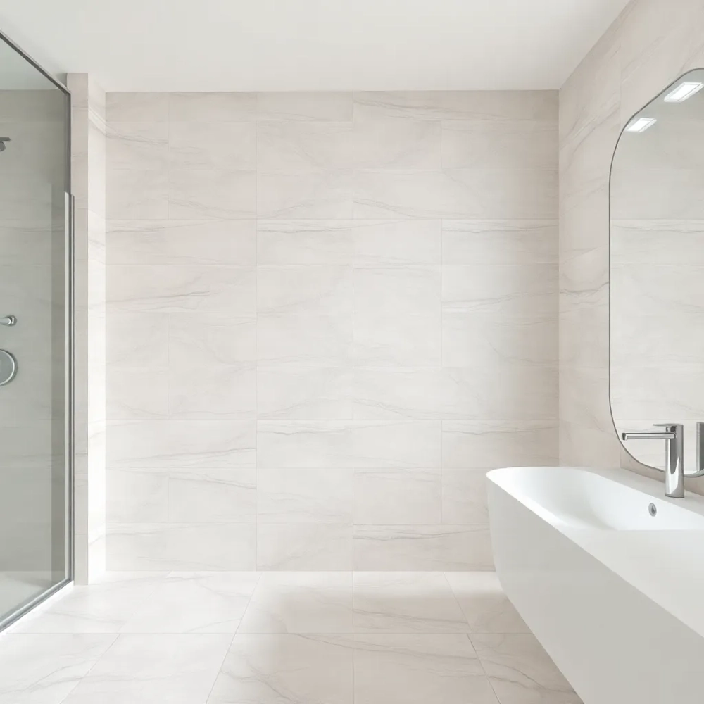 Płytki winylowe do łazienki na ścianę