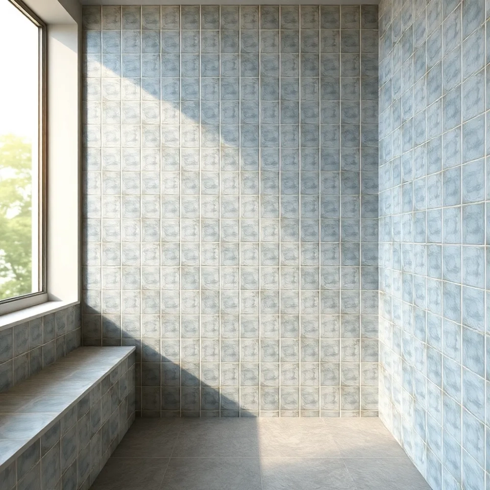 Płytki z nadrukiem do łazienki