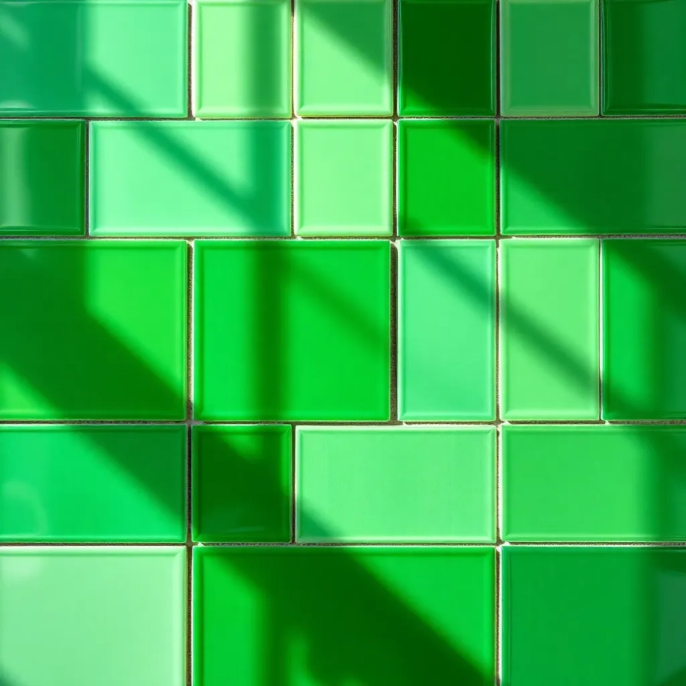 Płytki zielone do łazienki