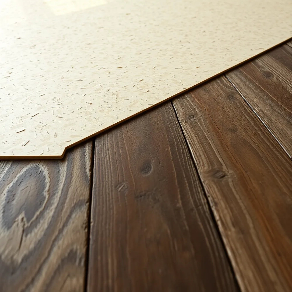 Podłoga z OSB na starych deskach