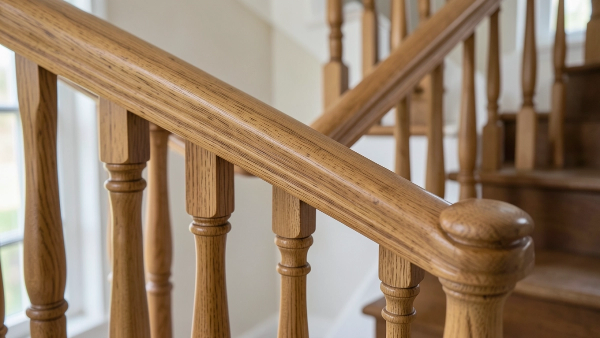 Poręcz drewniana 4m