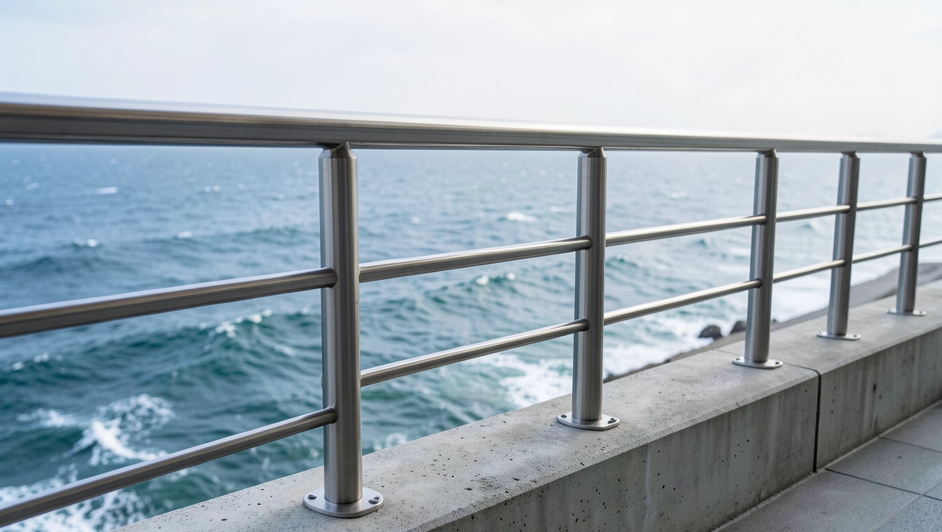 Poręcze kwasoodporne balkonowe