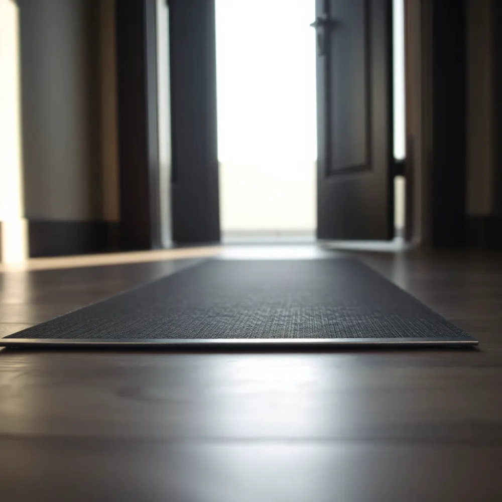 Próg do drzwi wejściowych w bloku