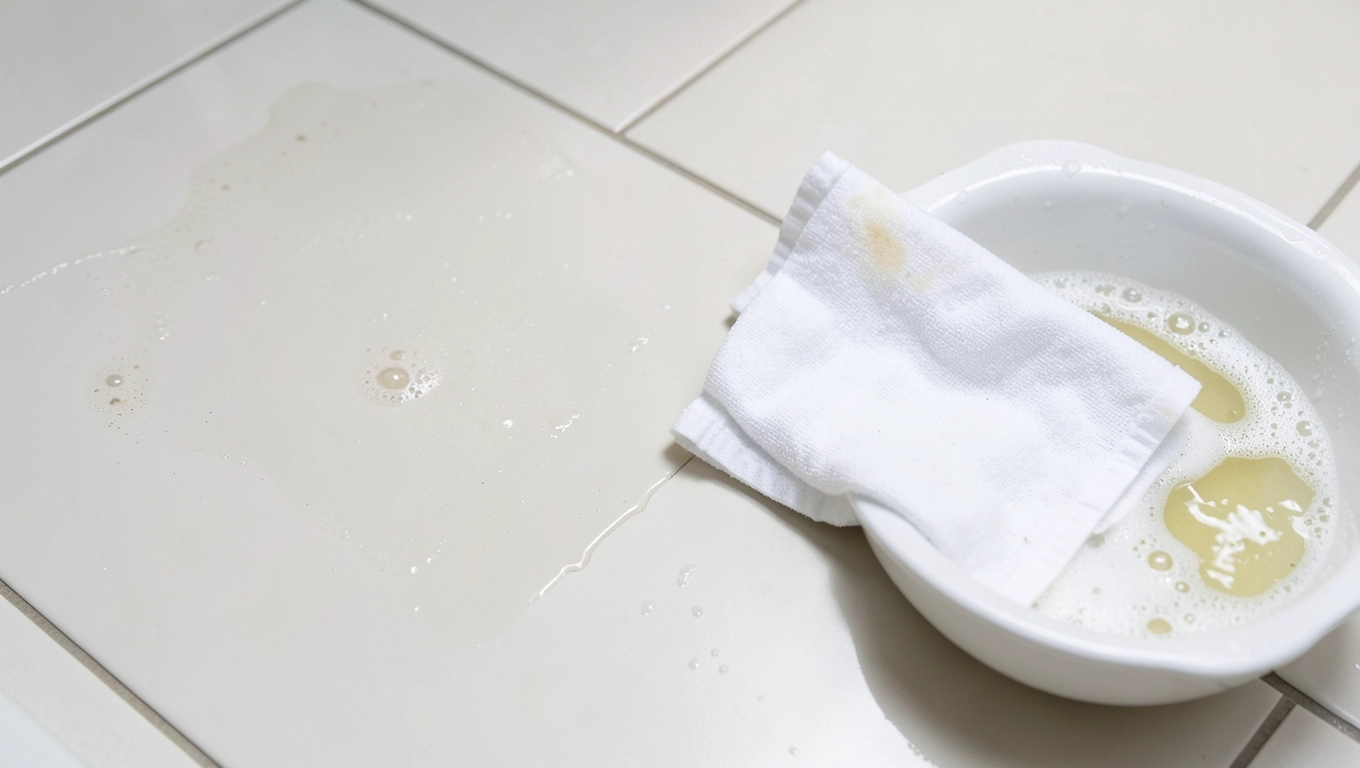 Przygotowanie płytek pod fototapetę kuchenną