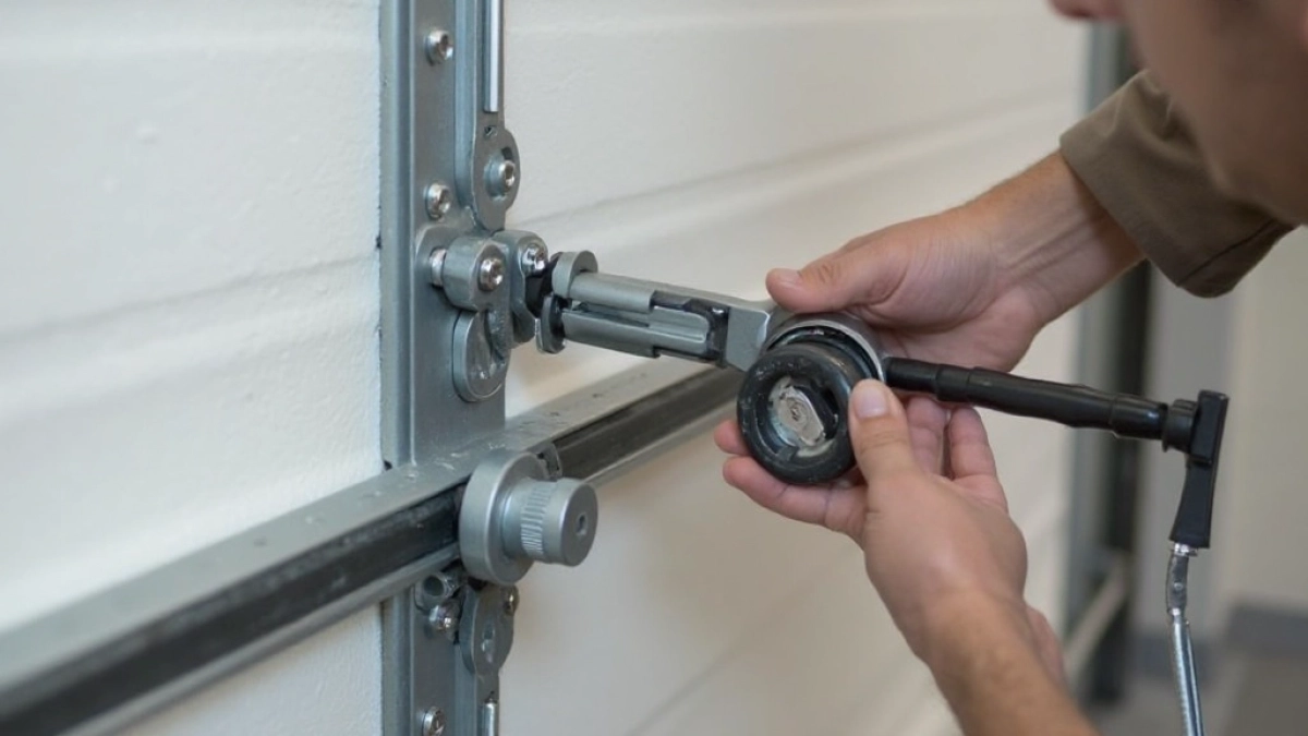 Regulacja rolek bramy segmentowej