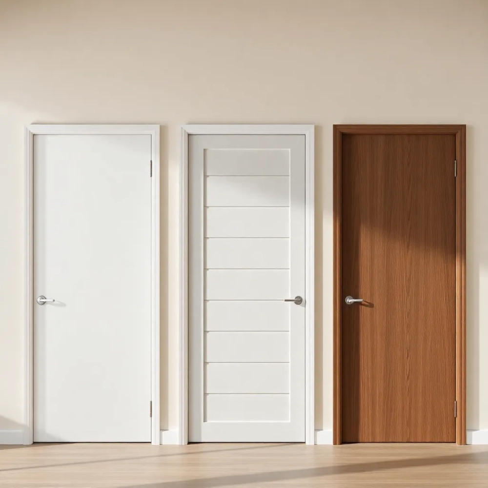 Rodzaje drzwi bezprzylgowych