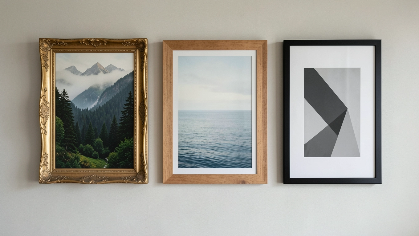 Rodzaje fototapet w ramce