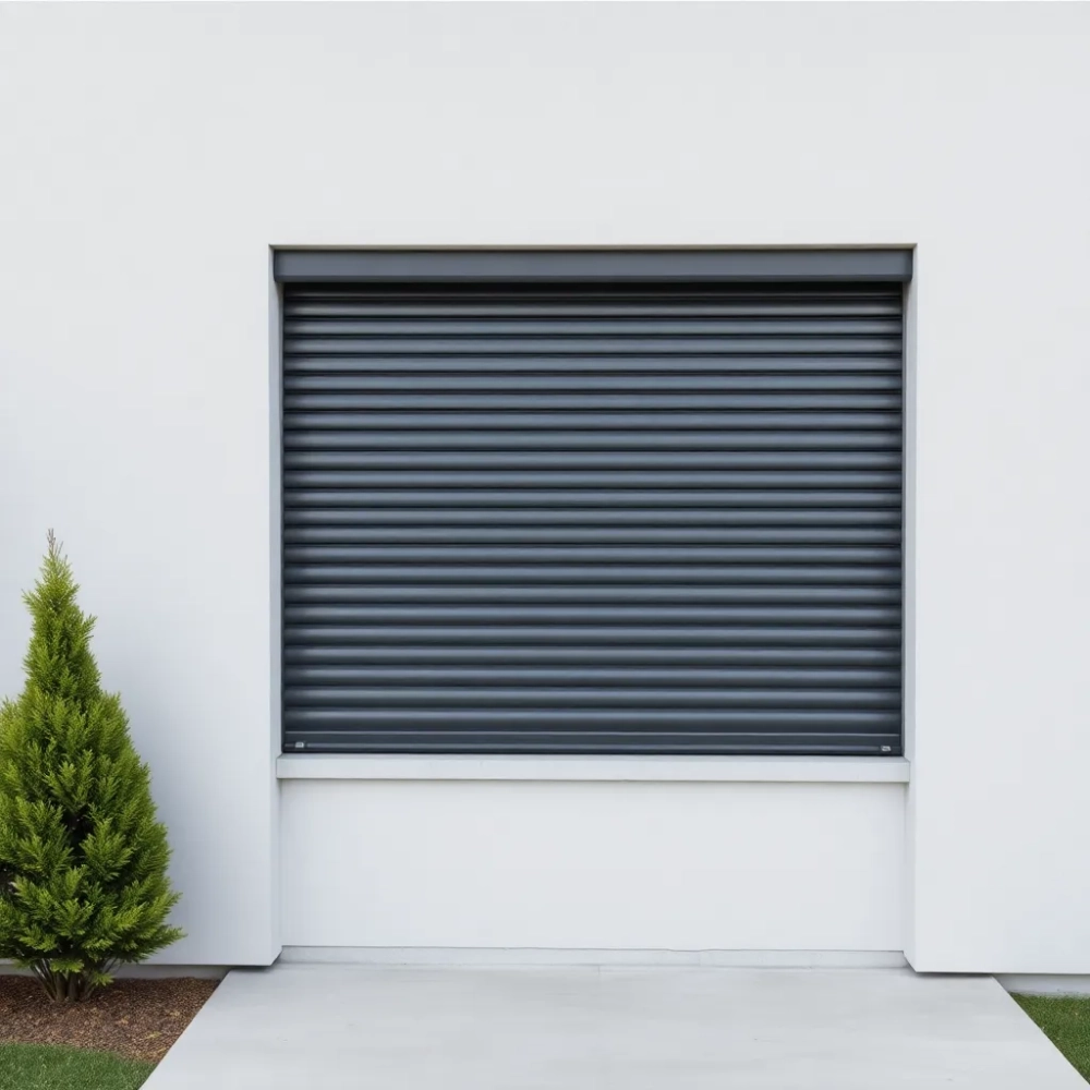 Roleta zamiast drzwi zewnętrznych