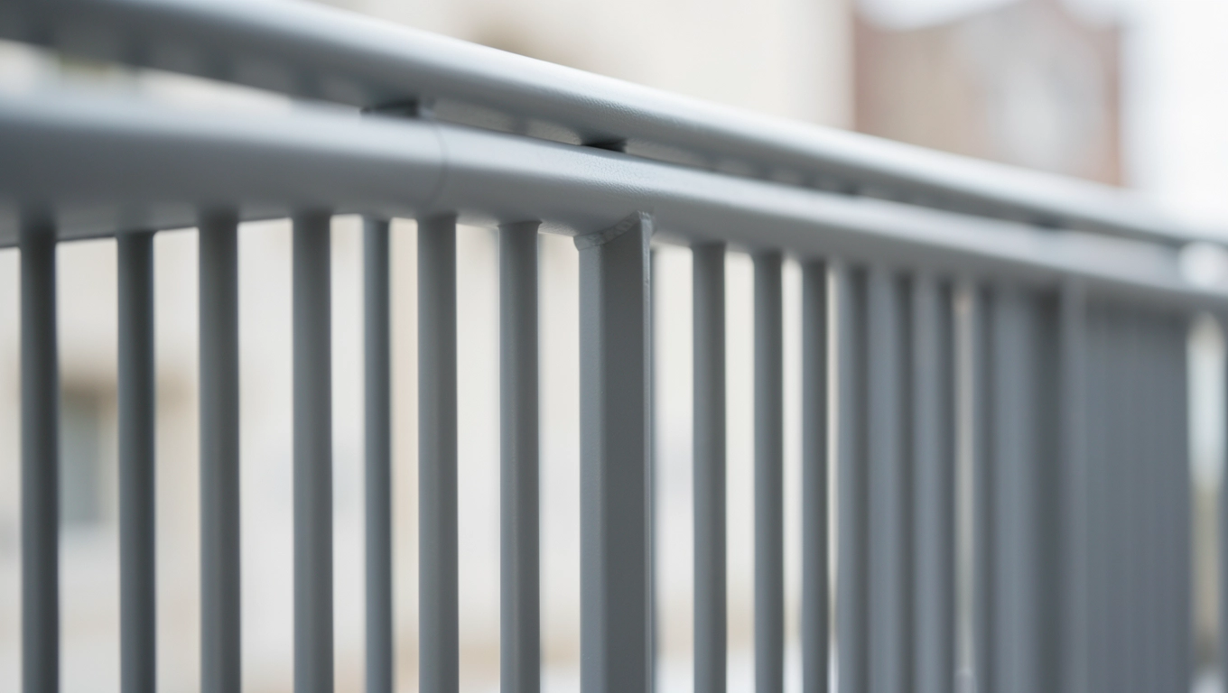 Rury pionowe balustrady harfowej