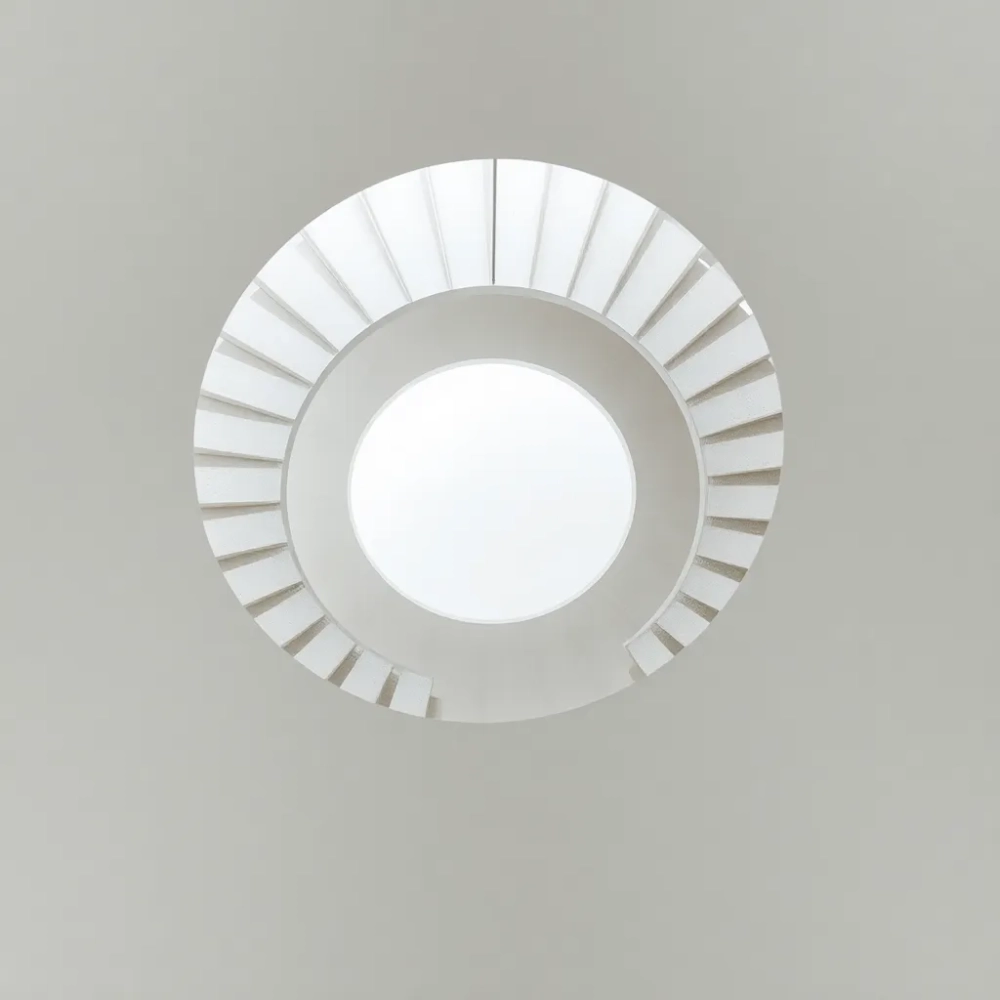 Rzut klatki schodowej w bloku