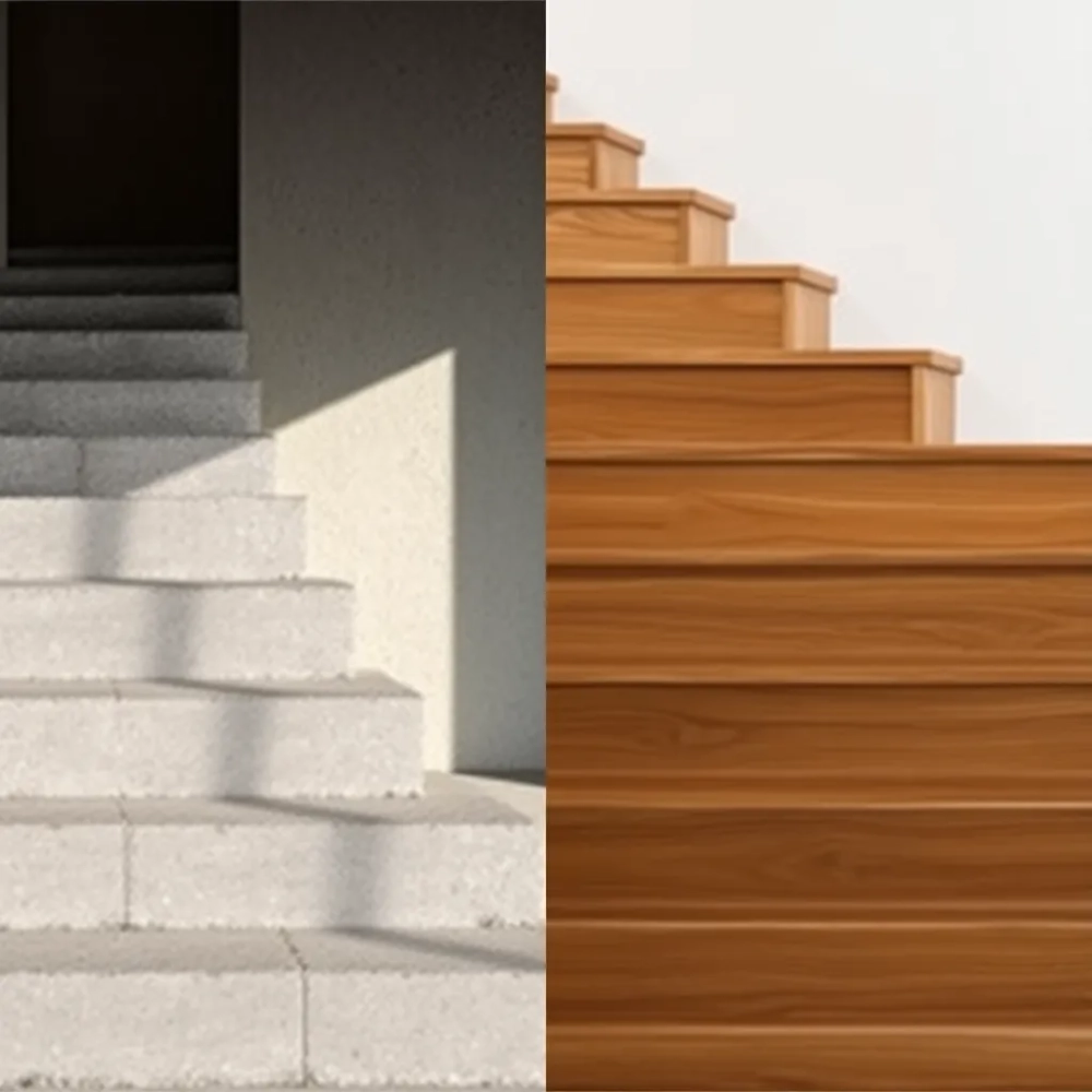 Schody betonowe czy drewniane koszt