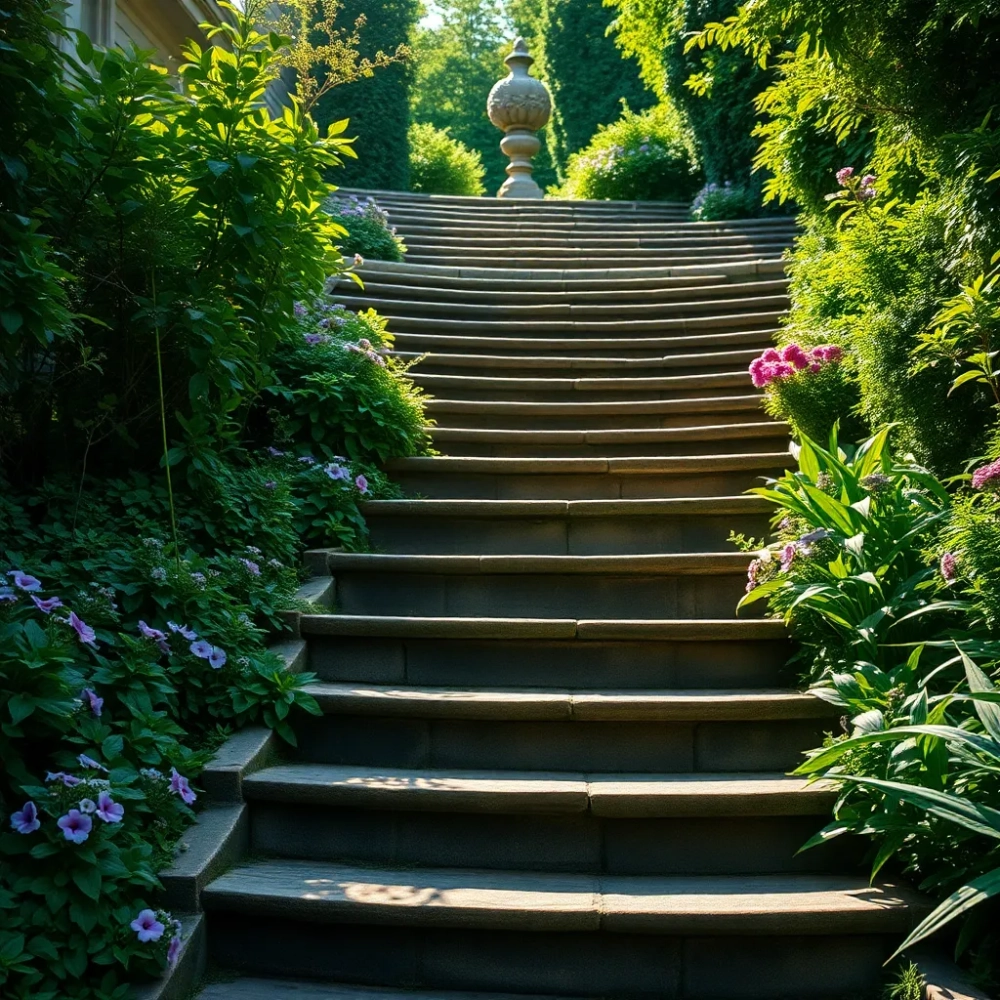 Schody w ogrodzie inspiracje