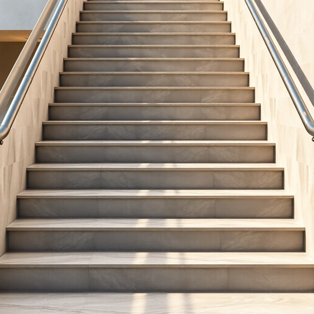 Schody z płytek zewnętrzne