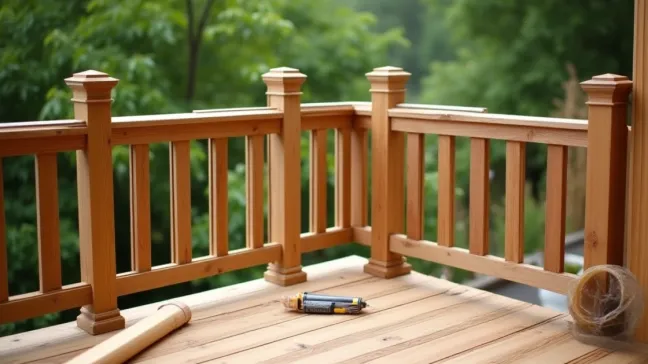 balustrada balkonowa drewniana jak zrobić