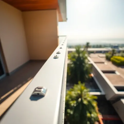 Balustrada balkonowa z montażem