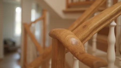 Balustrada drewniana schody wewnętrzne cena za metr
