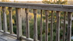 balustrada drewniana tarasowa