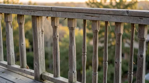 balustrada drewniana tarasowa