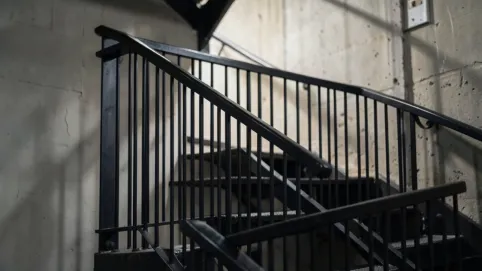 balustrada harfa czarna