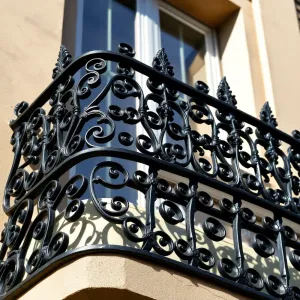 Balustrada kuta na balkon