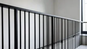 balustrada metalowa czarna