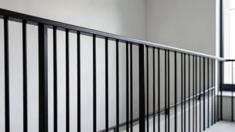 balustrada metalowa czarna